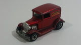 1981 Hot Wheels A-OK 'Early Times Delivery' Metalflake Red Die Cast Toy Car Vehicle