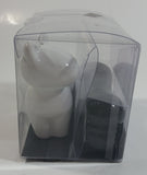 Torre & Tagus Black Hot Dog and White Dog Ceramic Salt & Pepper Shaker Set New in Package