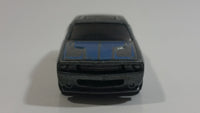 2009 Hot Wheels Muscle Mania '08 Dodge Challenger SRT8 Metalflake Dark Grey Die Cast Toy Car Vehicle