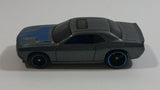 2009 Hot Wheels Muscle Mania '08 Dodge Challenger SRT8 Metalflake Dark Grey Die Cast Toy Car Vehicle