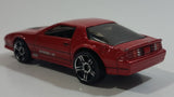 2012 Hot Wheels Camaro IROC-Z Red Die Cast Toy Car Vehicle