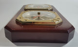Vintage Taylor Wood Case Hygrometer and Barometer Weather Station Made in Japan