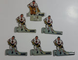 Vintage 1960s 1970s Coleco Eagle Table Hockey Chicago Blackhawks NHL Ice Hockey Metal Players Full Set