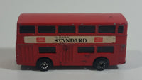 Vintage Corgi Juniors Auto City Daimler Fleetline 'The London Standard' Red Double Decker Bus Die Cast Toy Car Vehicle