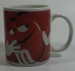 2011 Mars M & M's Red and Yellow Chocolate Candy Characters Ceramic Coffee Mug Collectible