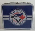 MLB Baseball Team Toronto Blue Jays "Ace" #00 Mascot Themed Blue Tin Metal Lunch Box