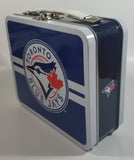 MLB Baseball Team Toronto Blue Jays "Ace" #00 Mascot Themed Blue Tin Metal Lunch Box