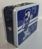 MLB Baseball Team Toronto Blue Jays "Ace" #00 Mascot Themed Blue Tin Metal Lunch Box