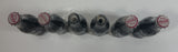 Vintage Enjoy Coca-Cola Coke Enjoy Sprite Different Languages 12 Miniature Glass Bottles in Red Plastic Holder