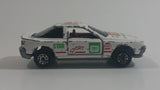 Vintage Majorette Toyota Celica 2.0GT No. 249 White Star Racing Team RD #307 Die Cast Toy Car Vehicle With Opening Doors 1/58 Scale