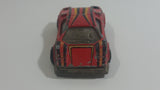 Vintage Majorette Lamborghini Red with Yellow and Black Stripes No. 237 1/56 Scale Die Cast Toy Dream Car Vehicle