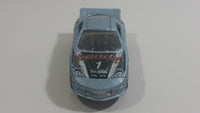 2002 Hot Wheels Pontiac IROC Firebird Silver Blue Die Cast Toy Race Car Vehicle