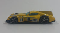 2009 Hot Wheels Track Legends Formul8r Yellow Die Cast Toy Car Vehicle