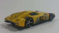 2009 Hot Wheels Track Legends Formul8r Yellow Die Cast Toy Car Vehicle