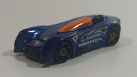 2015 Hot Wheels Monoposto Blue Die Cast Toy Car Vehicle