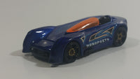 2015 Hot Wheels Monoposto Blue Die Cast Toy Car Vehicle