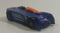 2015 Hot Wheels Monoposto Blue Die Cast Toy Car Vehicle