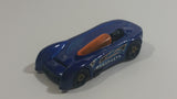 2015 Hot Wheels Monoposto Blue Die Cast Toy Car Vehicle