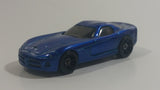 2006 Hot Wheels First Editions 2006 Dodge Viper Coupe Metalflake Blue Die Cast Toy Car Vehicle