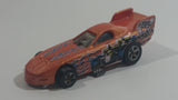 2000 Hot Wheels Speed Blaster Pontiac Firebird Funny Car Metalflake Orange Die Cast Toy Car Vehicle