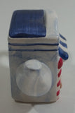 Vintage Rare Red Rose Tea Hairdresser Barber Shop Building Shaped Miniature Mini Ceramic Teapot