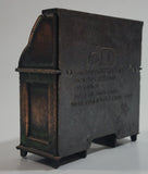 Vintage 1975 Durham Industries Holly Hobbie "Old Fashioned Collectors Miniatures" No. 11 Die Cast Metal Antique Roll Top Desk That Opens