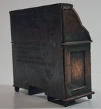 Vintage 1975 Durham Industries Holly Hobbie "Old Fashioned Collectors Miniatures" No. 11 Die Cast Metal Antique Roll Top Desk That Opens