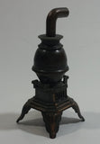 Vintage 1976 Durham Industries Holly Hobbie "Old Fashioned Collectors Miniatures" No. 9 Die Cast Metal Antique Pot Belly Stove