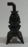 Vintage 1976 Durham Industries Holly Hobbie "Old Fashioned Collectors Miniatures" No. 9 Die Cast Metal Antique Pot Belly Stove