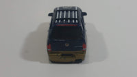 2006 Upper Deck Luxury Ride Series Limited Edition NHL Edmonton Oilers Ice Hockey Team Cadillac Escalade 1/64 Scale Dark Blue and Gold Die Cast Toy Car Vehicle with Rubber Tires