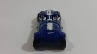 2018 Hot Wheels Exotics Twin Mill Metalflake Blue Die Cast Toy Car Vehicle