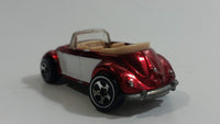 2006 Hot Wheels Classics Series 2 Volkswagen Beetle Convertible Spectraflame Red Die Cast Toy Car Vehicle