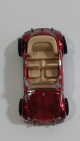 2006 Hot Wheels Classics Series 2 Volkswagen Beetle Convertible Spectraflame Red Die Cast Toy Car Vehicle