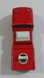 Vintage Majorette Pompier Fire Ladder Truck No. 207 Red 1/100 Scale Die Cast Toy Car Firefighting Rescue Emergency Vehicle