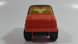 Vintage 1978 Tonka Scramblers Gulf Delivery Van Blue and Orange Pressed Steel Toy Car Vehicle