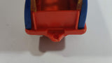 Vintage 1978 Tonka Scramblers Gulf Delivery Van Blue and Orange Pressed Steel Toy Car Vehicle