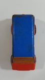 Vintage 1978 Tonka Scramblers Gulf Delivery Van Blue and Orange Pressed Steel Toy Car Vehicle