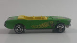 2000 Hot Wheels '65 Mustang Convertible Classic Rock Lime Green Die Cast Toy Car Vehicle