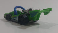 2014 Hot Wheels Race Track Aces Let's Go Bright Green Die Cast Toy Car Go Kart Vehicle