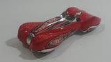 2001 Hot Wheels Logo Motive Phantastique Enamel Red Die Cast Toy Car Vehicle