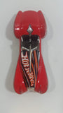 2001 Hot Wheels Logo Motive Phantastique Enamel Red Die Cast Toy Car Vehicle