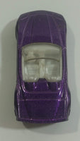 2010 Hot Wheels Corvette C6 Convertible Metallic Purple Die Cast Toy Car Vehicle