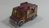 2009 Hot Wheels HW City Works Good Humor Truck "Mike McCone's Ice Cream" Dark Red Catering Food Truck Die Cast Toy Car Vehicle