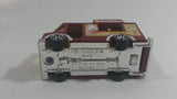 2009 Hot Wheels HW City Works Good Humor Truck "Mike McCone's Ice Cream" Dark Red Catering Food Truck Die Cast Toy Car Vehicle