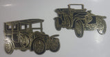 Retro 1968 Invicta Plastic Antique Classic Car Wall Decor 1909 Rolls Royce Silver Ghost & 1906 Renault