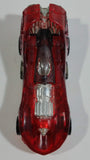 2001 Hot Wheels Power Rocket Clear Red Die Cast Toy Fantasy Race Car Vehicle