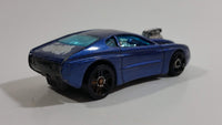 2002 Hot Wheels First Editions Overbored 454 Metalflake Dark Blue Die Cast Toy Car Vehicle