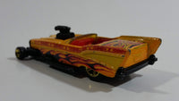 2003 Hot Wheels Tiki Blasters '57 Roadster Yellow Orange Die Cast Toy Car Vehicle