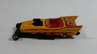 2003 Hot Wheels Tiki Blasters '57 Roadster Yellow Orange Die Cast Toy Car Vehicle