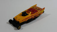 2003 Hot Wheels Tiki Blasters '57 Roadster Yellow Orange Die Cast Toy Car Vehicle